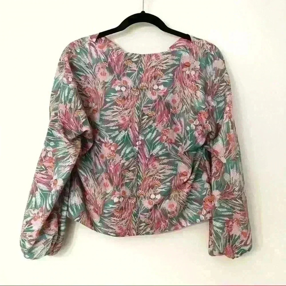 Vintage Tops - Vintage Handmade Floral Blouse